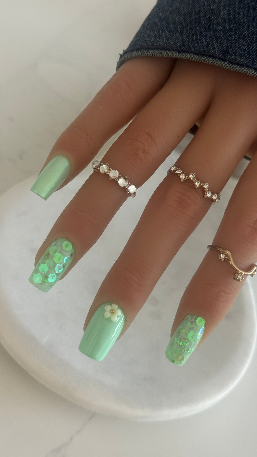 Mint Blossom – Cute Set