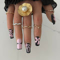 🎀 Dulce Terror — Handmade Press-On Nails