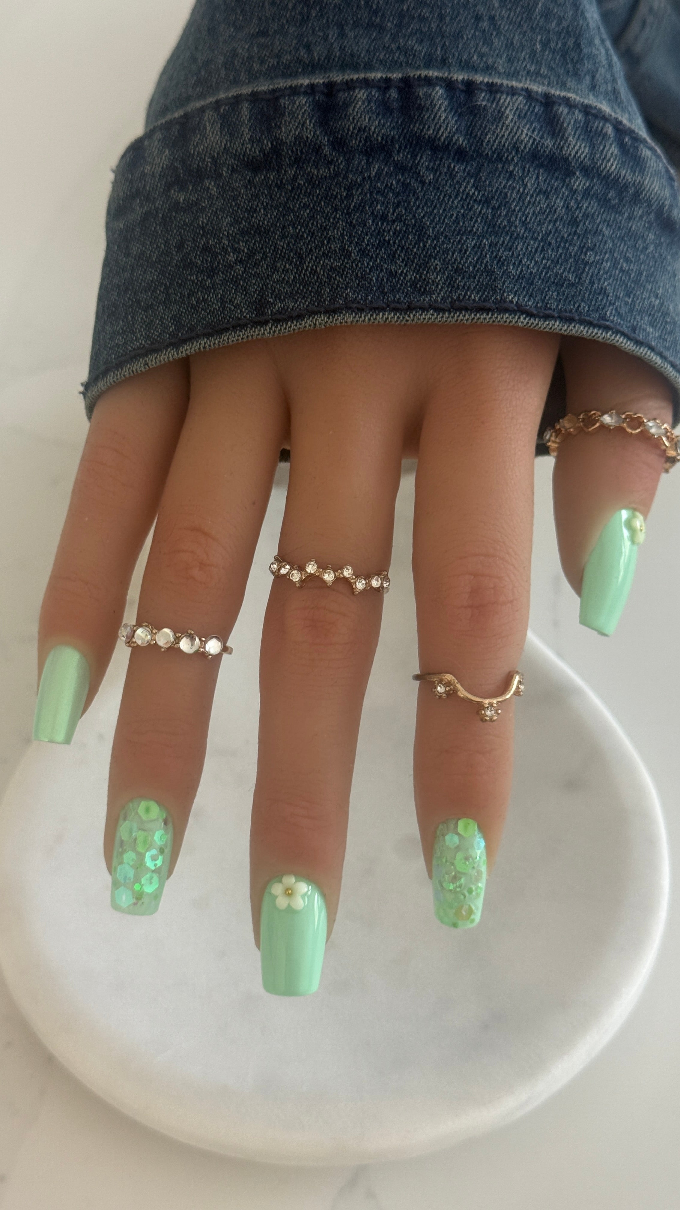 Mint Blossom – Cute Set