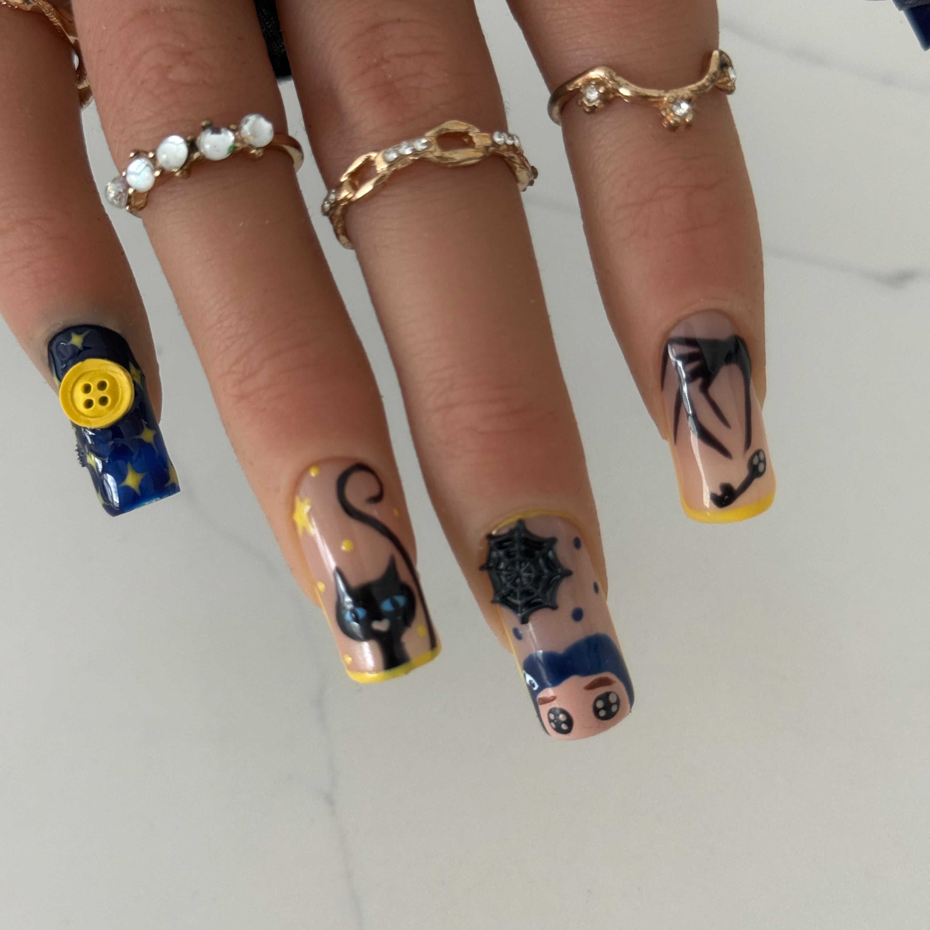 🗝️ Llave Mágica — Handmade Press-On Nails