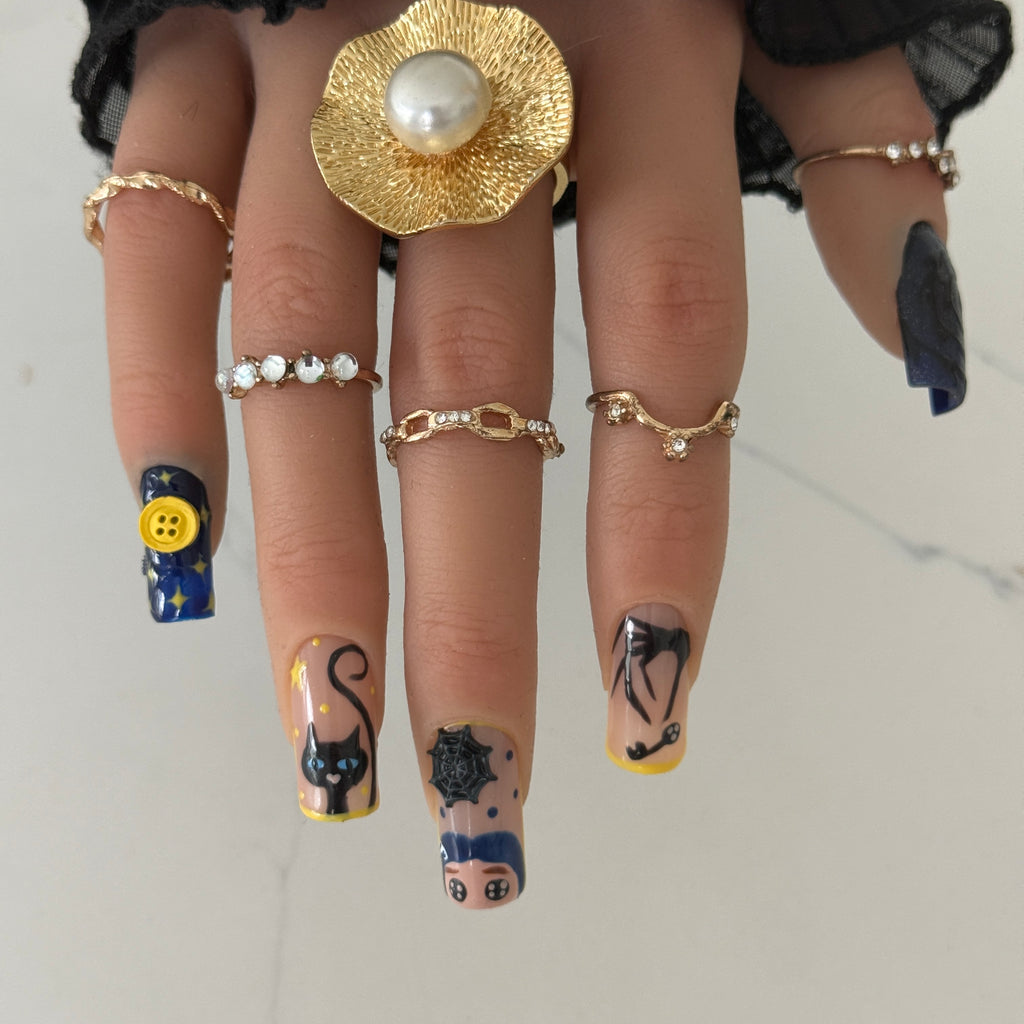 🗝️ Llave Mágica — Handmade Press-On Nails