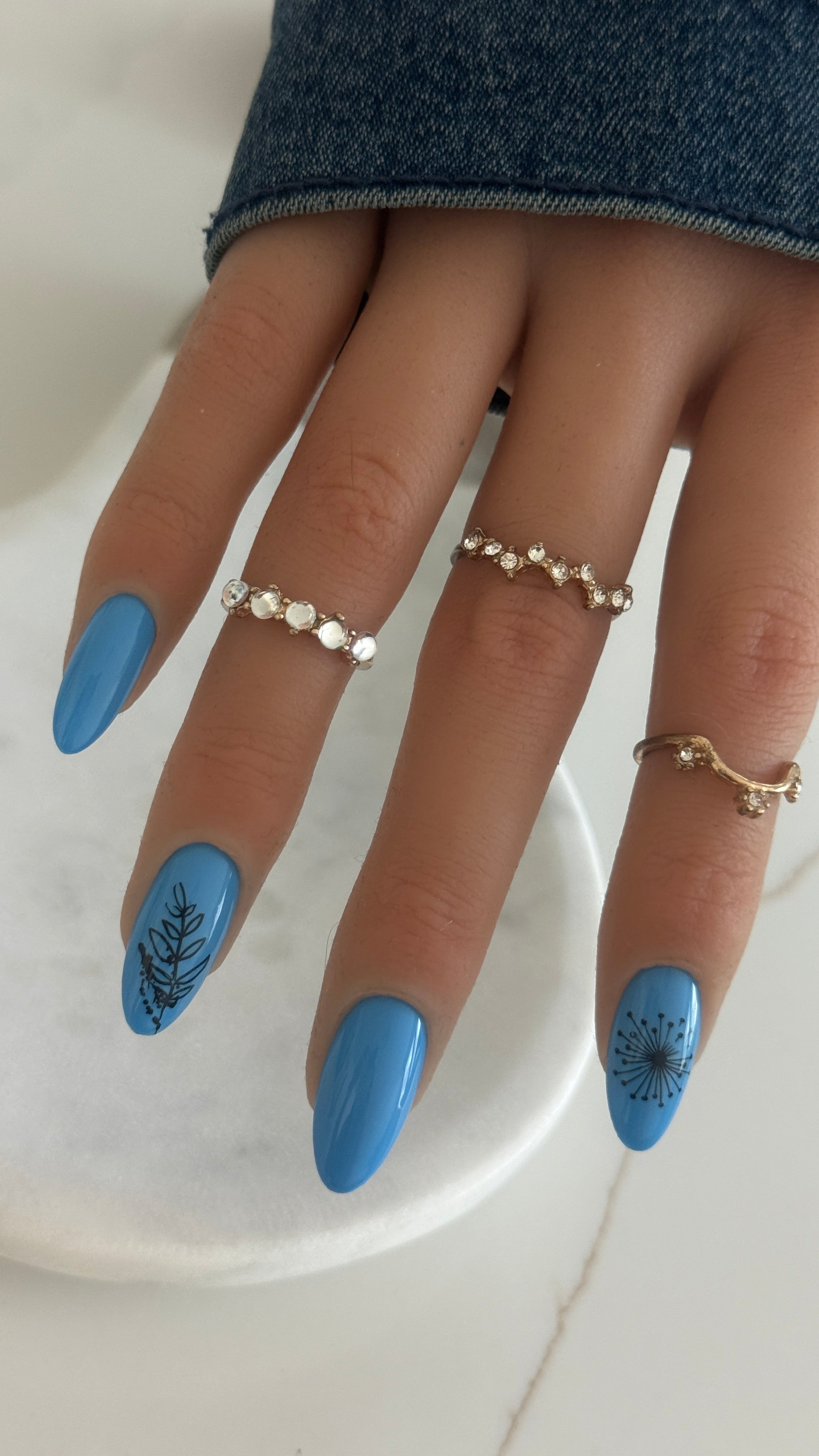 Blue Botanica – Soft Elegance Set
