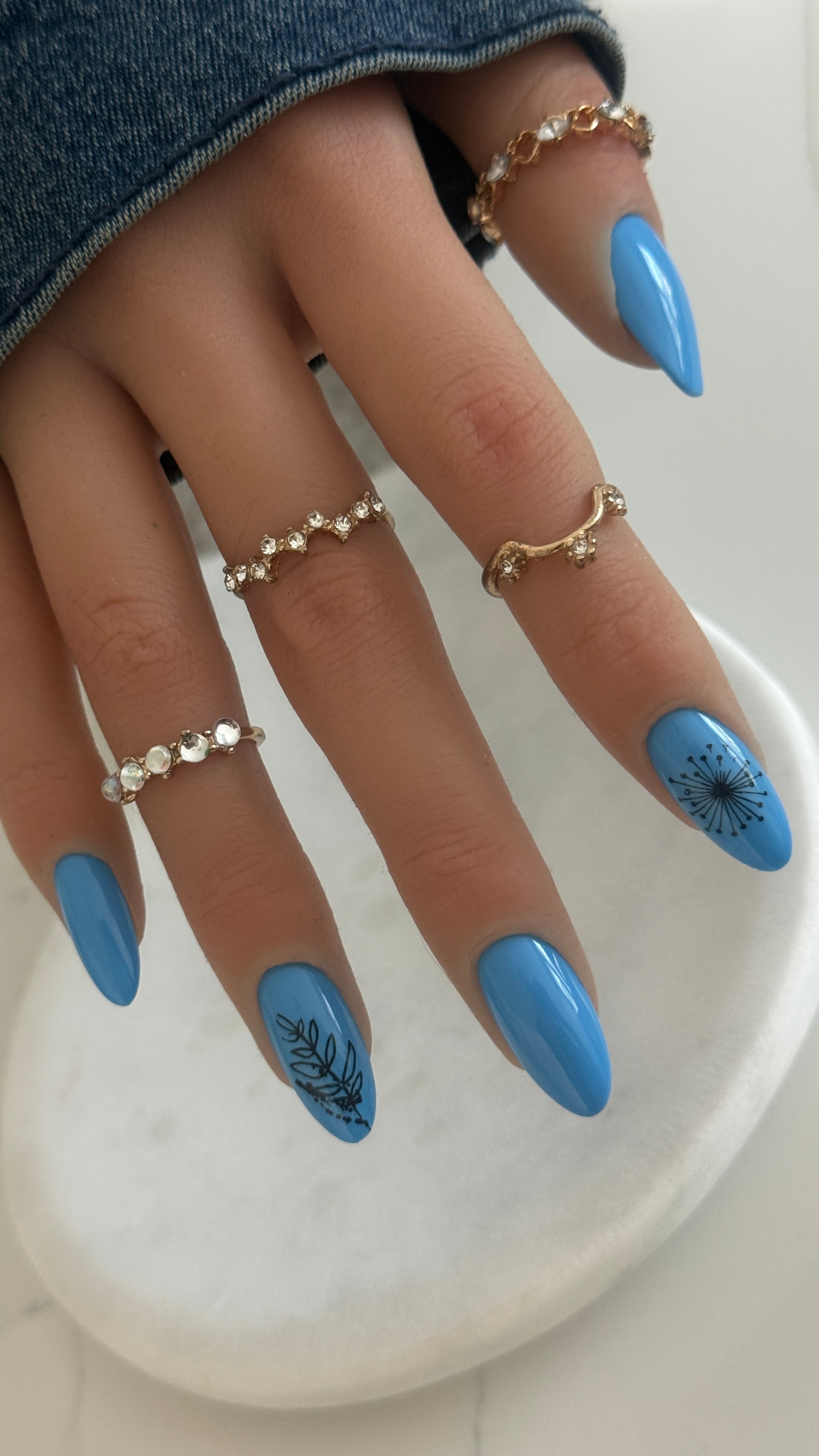 Blue Botanica – Soft Elegance Set