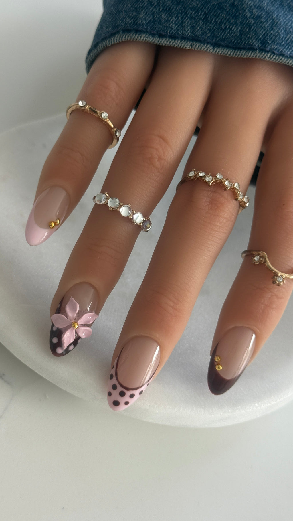 Midnight Blush – Statement Set
