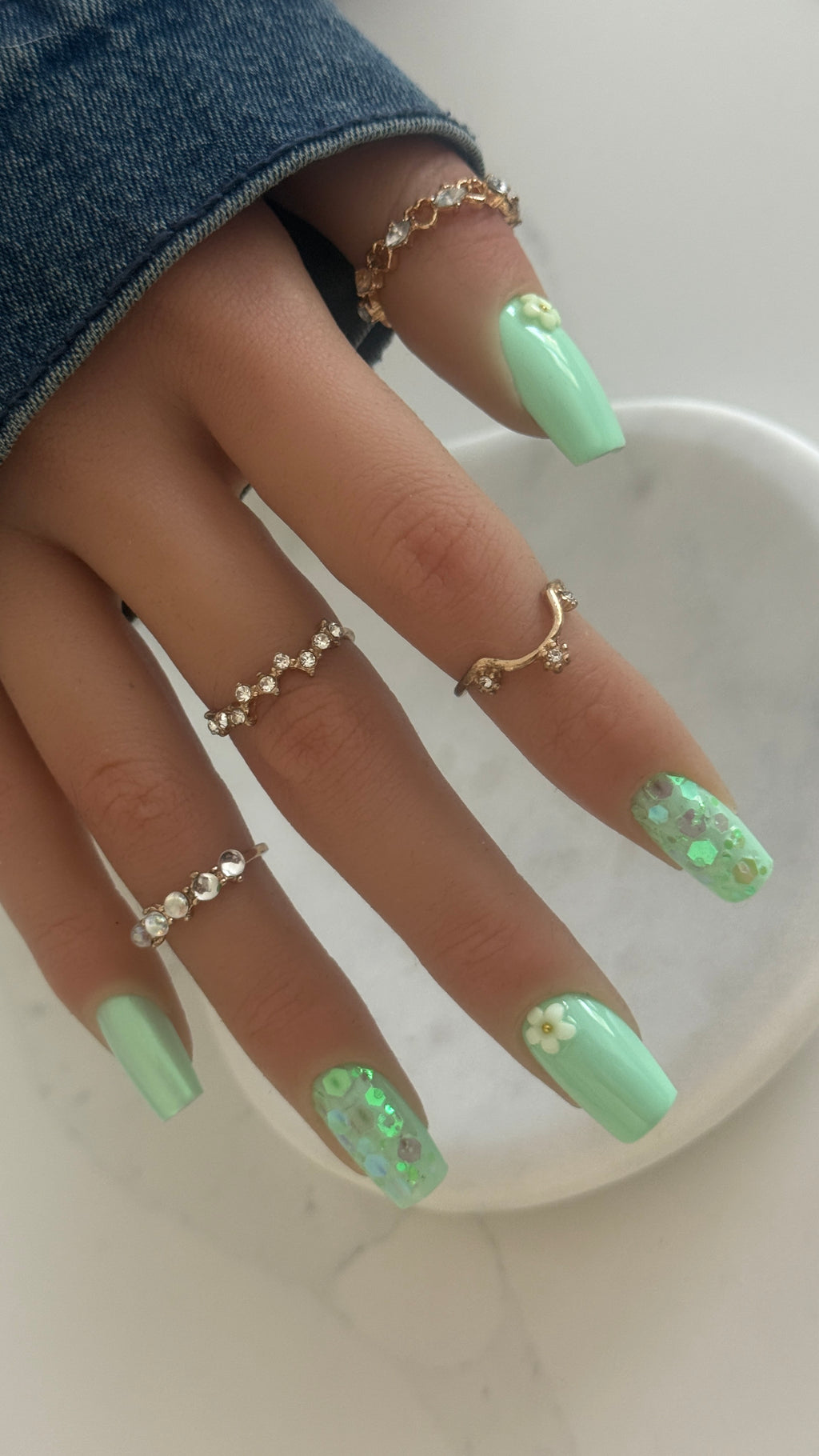Mint Blossom – Cute Set